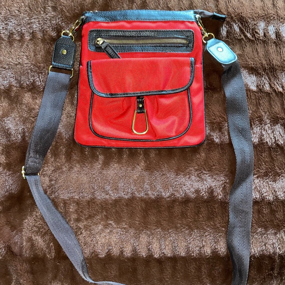 Orange Braciano crossbody purse